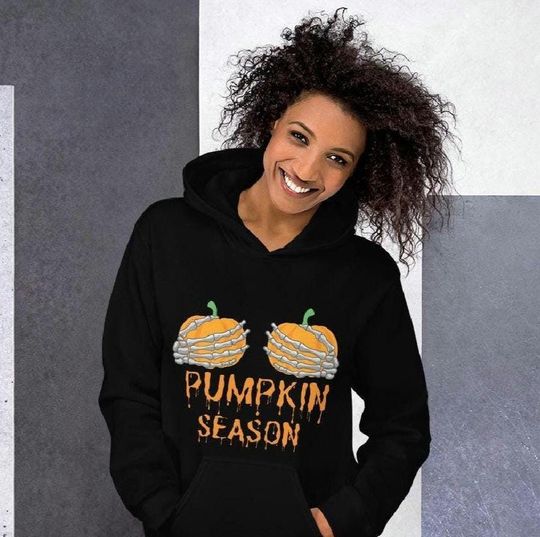 Discover Pumpkin Season Premium Pullover Hoodie