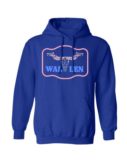 Discover Wallen Longhorn Roses Pullover Hoodie