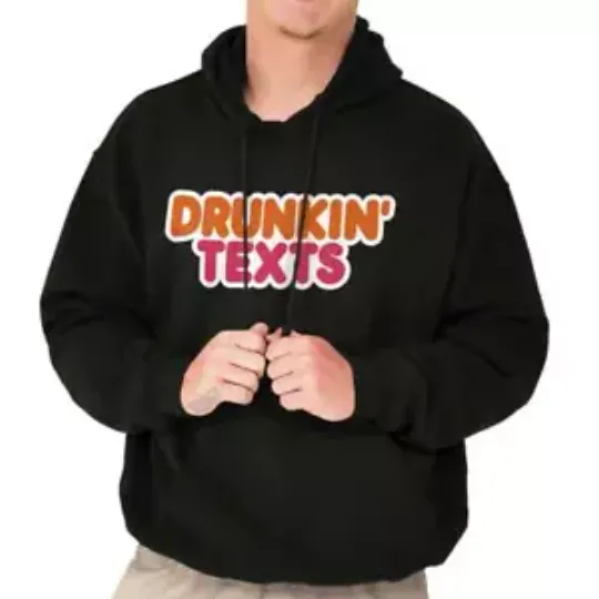 Discover Drunk Texting Funny Drinking Party College Hoodie Hooded Sweatshirt Men Women