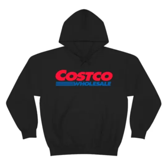Discover Costco Wholesale Men's Black Hoodie