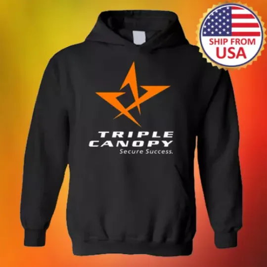 Discover Triple Canopy Security Men's Black Hoodie