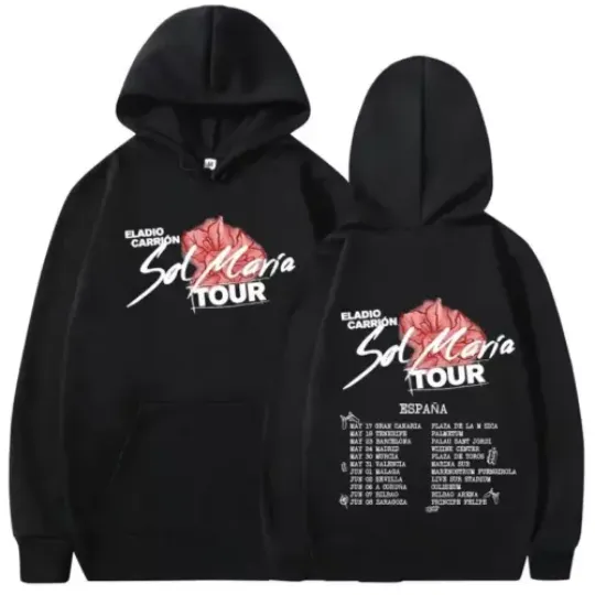 Discover 2 sides hoodie, Eladio Carrion Sol Maria Concert Tour 2024 Hoodie