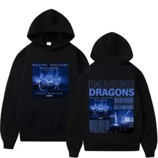 two sides hoodie music lovers, Imagine Dragon World Tour 2024 Album Hoodie