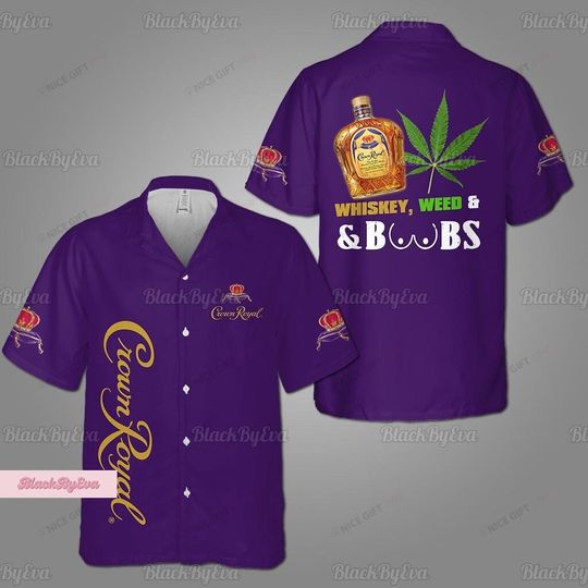 Discover Crown Royal Shirt, Crown Royal Button Shirt, Royal Hawaii Shirt, Royal Beer Shirt, Royal Whiskey Button Shirt, Beach Shirt