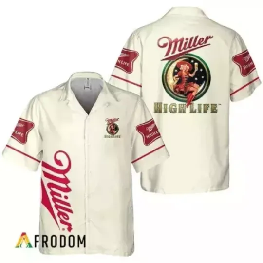 Discover Miller Highlife Beer Hawaiian Shirt, Miller Highlife Beer Beach Summer Shirt