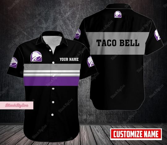 Discover Taco Bell Shirt, Taco Bell Button Shirt, Taco Bell Hawaii Shirt, Custom Taco Bell Shirt, Button Down Shirt, Aloha Men Shirt