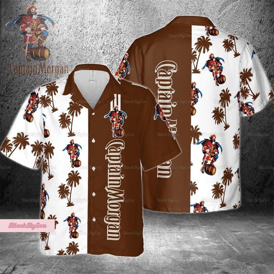 Discover Captain Morgan Hawaii Shirt, Captain Morgan Button Shirt, Morgan Rum Shirt, Custom Name Shirt, Button Up Shirt, Captain Morgan Rum Tee