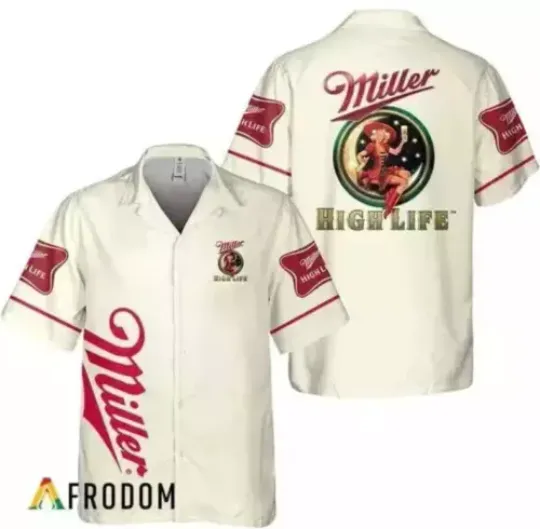 Discover Miller Highlife Beer Hawaiian Shirt