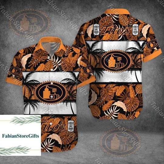 Tito Vodka Button Shirt, Tito Summer Shirt, Tito Button Shirt Men, Bachelorette Party Shirt, Titos Vodka Short Sleeve Shirt, Button Up Shirt