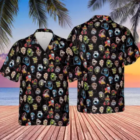 Discover HOT Mystery Maniacs Scooby Villains Pattern Hawaiian Shirt