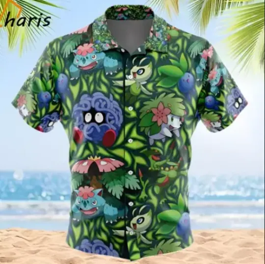 Discover Grass Type PKM PKM Hawaiian Shirt Gift Summer