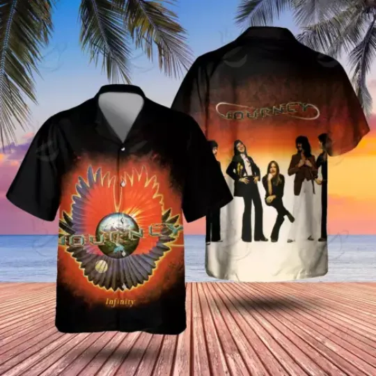 Infinity Rock Band Journey Print Hawaiian Shirt