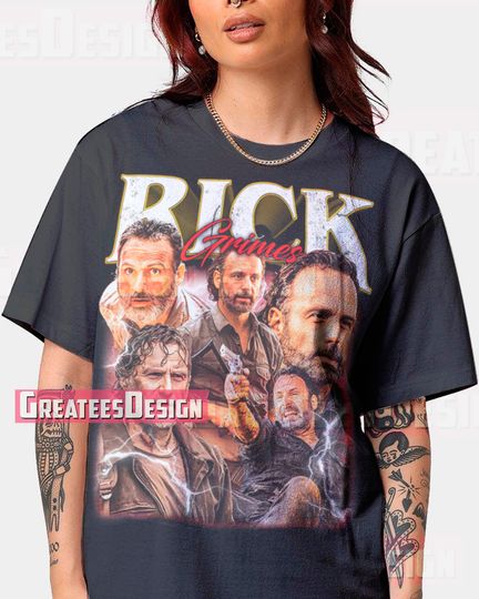 Discover Limited Rick Grimes Shirt Andrew Lincoln Tshirt Oversize Unisex Shirt