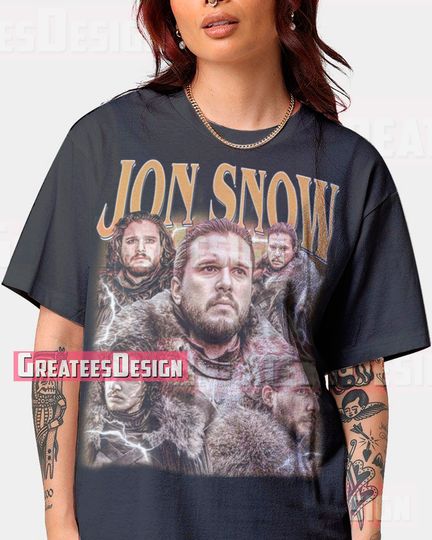 Discover Limited Jon Snow Shirt Kit Harington Tshirt Oversize Tee Unisex Shirt