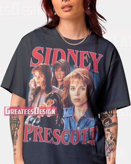 Discover Limited Sidney Prescott Shirt Neve Campbell Tshirt Oversize Tee Unisex Shirt
