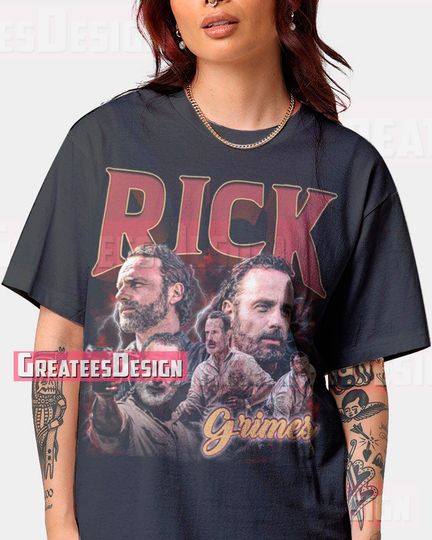Discover Limited Rick Grimes Shirt Andrew Lincoln Tshirt Graphic Tee Unisex Shirt