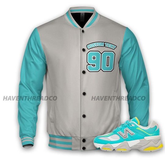 Discover NBL Cyan Burst 9060 Unisex Varsity Jacket, Good Things Varsity Custom, Custom Baseball Jacket