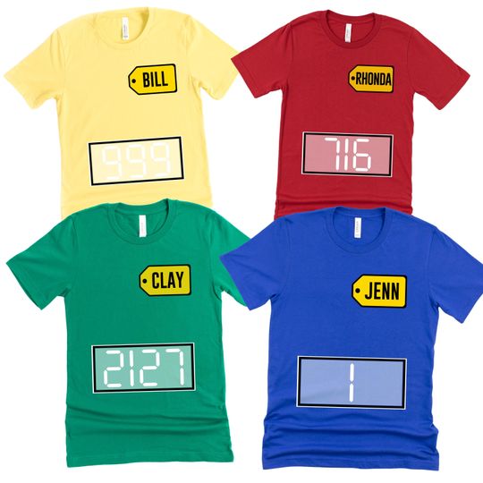 Discover Halloween Group Shirts, Costume Shirts, Price is Right Group T Shirts,Matching Family Halloween Shirts, Game Show, Teachers, Family, Group 4