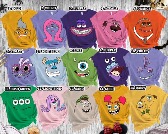 Monsters Incs Costume Shirt, Monsters Incs Family Halloween Shirt, Monsters University, Mike Wazowski Boo Sully Shirt, Halloween Party