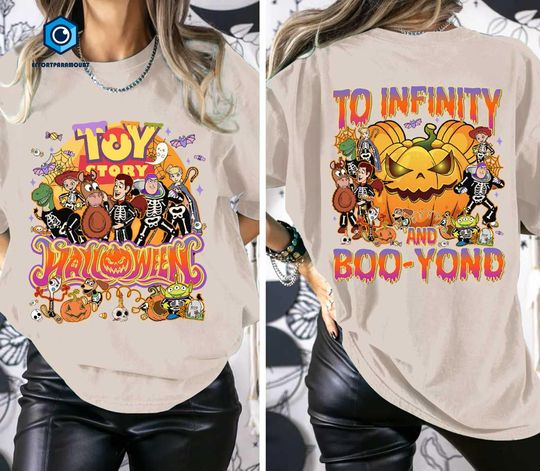 Discover Toy Story Halloween T-shirt, Toy Story To Infinity and Beyond, Halloween Toy Story Shirt, Disneyland Halloween Party 2024