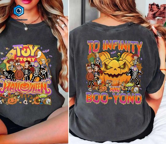 Toy Story Halloween Skeleton T-shirt, To Infinity and Boo-Yond, Toy Story Halloween Shirt, Disneyland Halloween Tee, Toy Story Shirt,