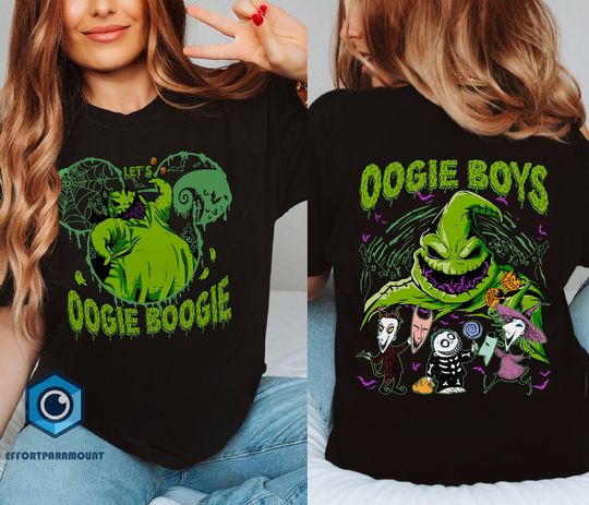 Oogie Boogie The Nightmare Before Christmas Shirt, Oogie Boogie Bash Shirt, Halloween Let's Oogie Boogie Shirt, Spooky Season Shirt