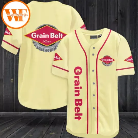 Discover Grain Belt Inspired Baseball Jersey, Beer Lover Jersey Shirt