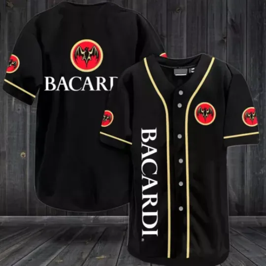 Discover Bacardi Baseball Jersey, Halloween Gift Baseball Jersey, Father Gift