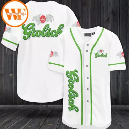 Discover Grolsch Lager Inspired Baseball Jersey, Beer Lover Jersey Shirt