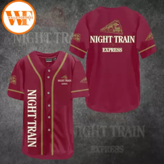 Night Train Express Baseball Jersey, Whisky Lover Jersey Shirt