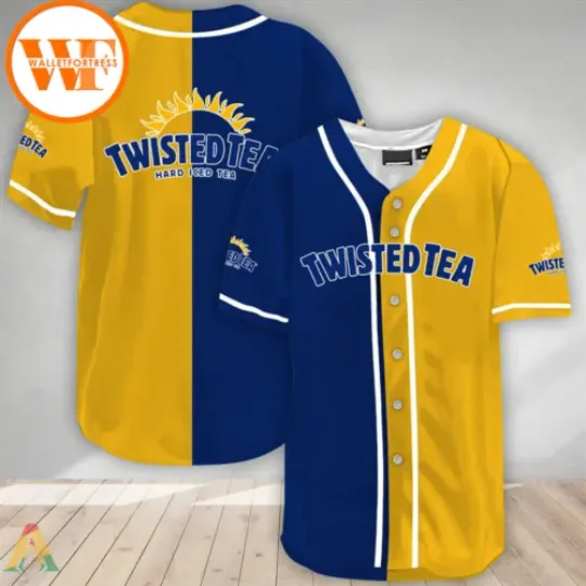 Discover Split Twisted Inspired Baseball Jersey, Tea Lover Jersey Shirt