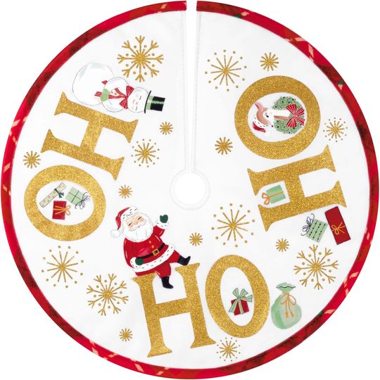 Discover Hallmark Keepsake 12" Mini Christmas Tree Skirt, Nostalgic Holiday, Gifts for Christmas Lovers