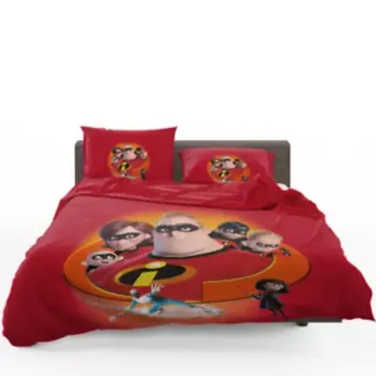 Discover The Incredibles Movie Bob Parr Dash Parr Disney Quilt Duvet Cover Set Double