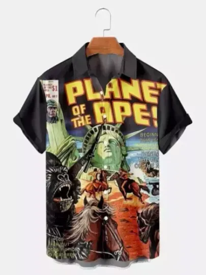Planet Of The Apes Begin Movie Character Printed, Hawaiian Shirt
