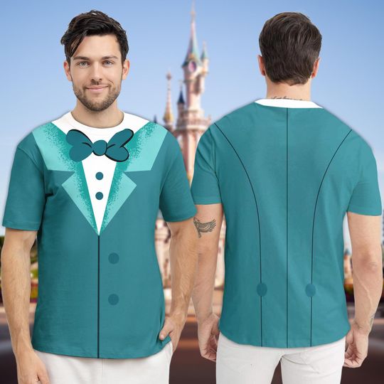 Hitchhiking Ghosts Halloween 3D T-Shirt, Haunted Mansion All Over Print Shirt, Ghost Costume T-Shirt, Horror Movie Cosplay Costume Tee