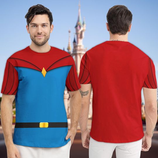 Prince Phillip T-Shirt, Sleeping Beauty Shirt, Magic World Shirt, Prince Halloween Costume For Family Group T Shirt, Aurora Husband Tee