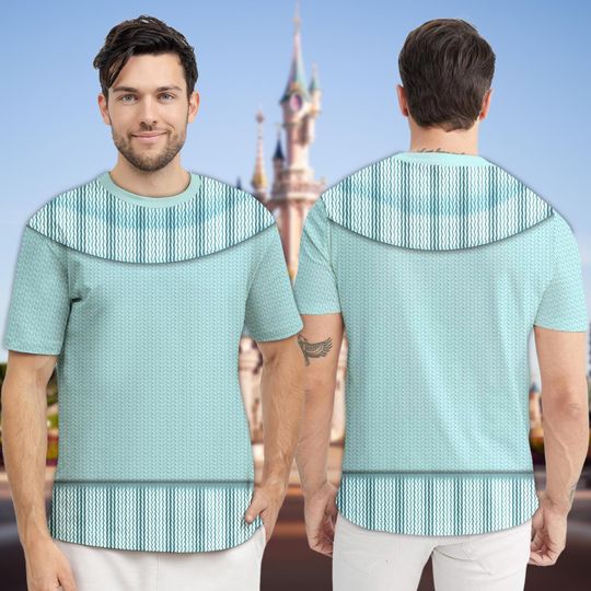 Sadness Inside Out 3D T-Shirt, Inside Out 2 All Over Print Shirt, Sadness Costume T-Shirt, Sadness Cosplay Costume, Inside Out T-Shirt Gift