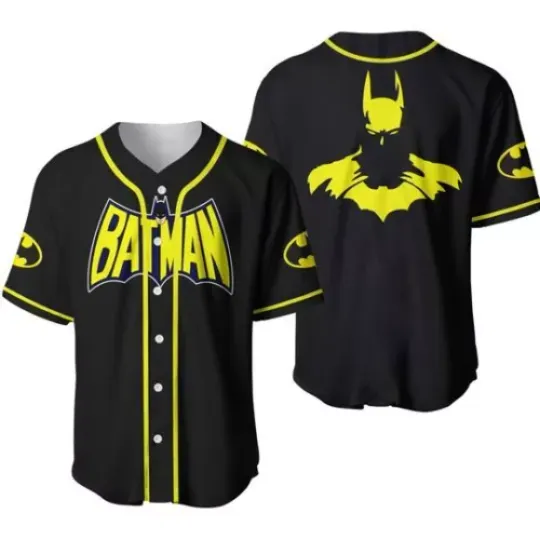Batman The Dark Knight Baseball Jersey, Superhero Fan Shirt