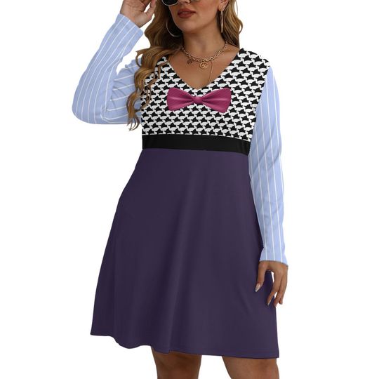Fear dress Fear Halloween costume Fear cosplay Long Sleeve Dress  costume emotions costume Fear outfit gift for her inside out