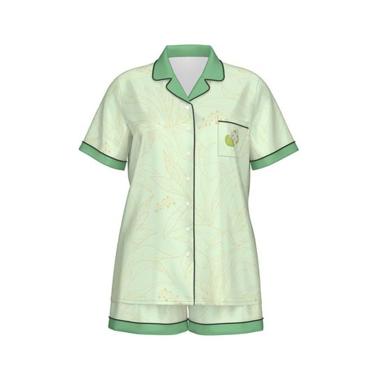 The Tiana Women's  Short Sleeve Pajama Set