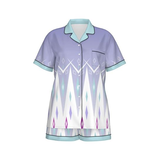 The Elsa Women's  Short Sleeve Pajama Set