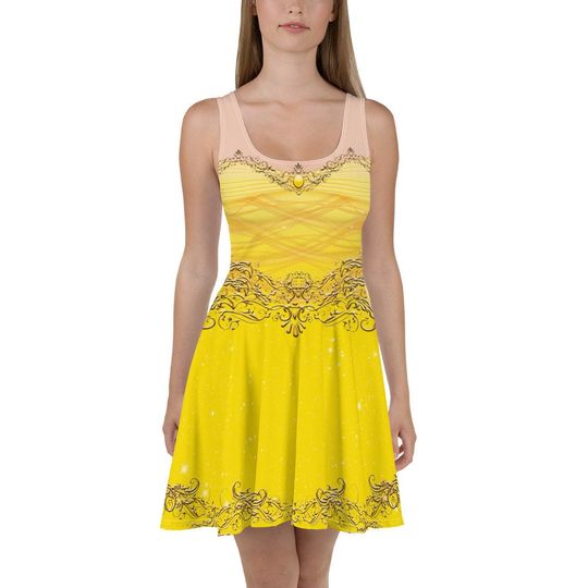 Belle Inspired Running Costume Dress for Princess Run Half Marathon Weekend | Wine & Dine | Halloween Costume