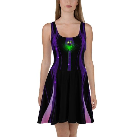 READY-TO-SHIP | Evil Fairy Inspired Running Costume Dress for Princess Run Half Marathon Weekend | Sleeping Beauty