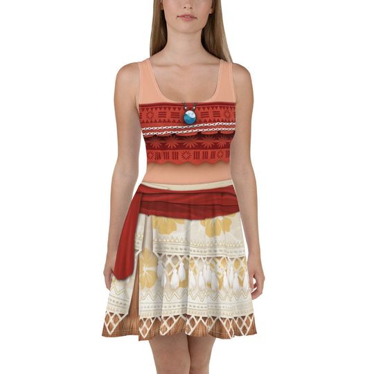 Moana Inspired Costume Dress for Princess Half Marathon Weekend | Running Costume