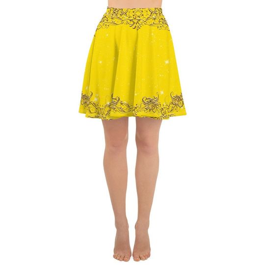 Belle Inspired Running Costume Skirt
