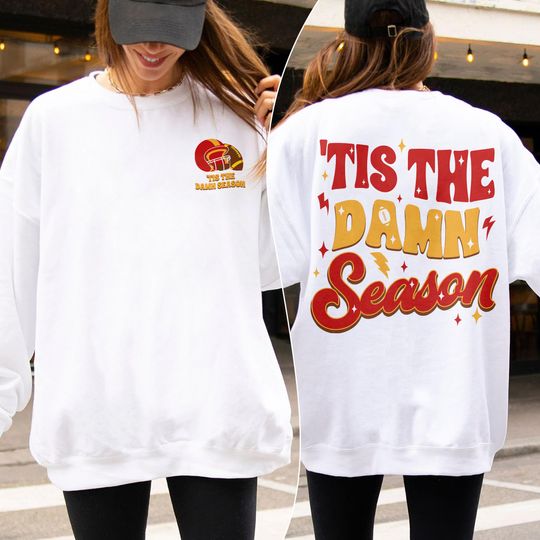Tis The Damn Season Football Shirt Sweatshirt , College Football Shirt,  Football Tis The Damn Season Shirt, TS Inspired Game Day