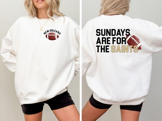 New Orleans Saints Football Shirt, Sundays are for the Saints, football, Football Shirt, New Orleans Football, Saints Football