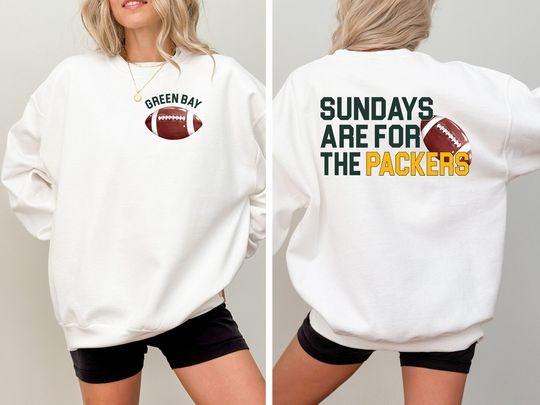 Green Bay Packers football Football Shirt | Sundays Are for the Packers | Unisex Green Bay Packers Tee | Game Day Apparel | Packers Fan Gear
