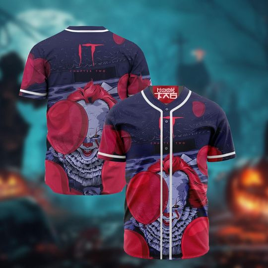 IT Movie Shirt, Halloween Baseball Shirt, Pennywise Shirt, Horror Movie Shirt, Halloween Gift