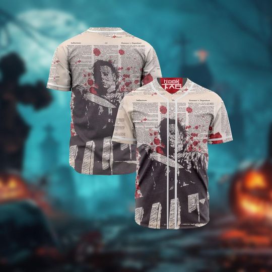 Michael Myers Baseball Jersey, Michael Myers Shirt, John Carpenter Horror Movie Jersey, Horror Shirt, Halloween Shirt, Gift Halloween